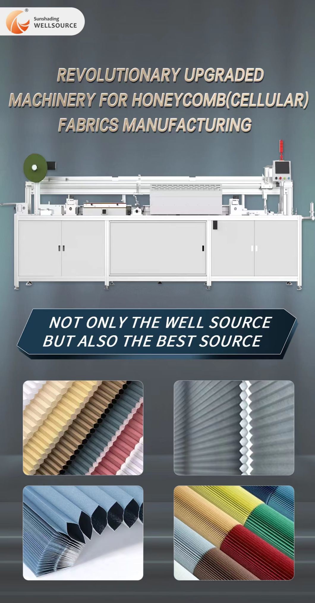 Easy Handling OEM Affordable Honeycomb Blinds Making Machine