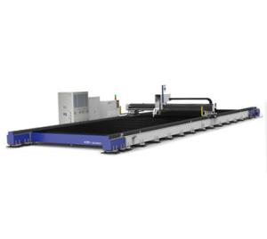 Ground Rail Heavy Duty Gantry Laser Cutting Machine With Large Processing Area