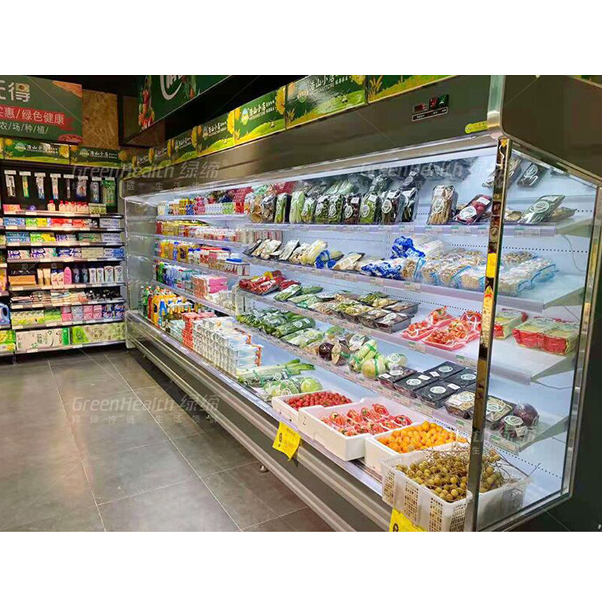 Multideck Display Chiller Commercial Open Case Chiller Open Case Display Chiller