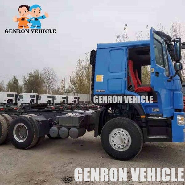 Used 6x4 2014 Year Howo Truck Head With 375hp Euro 3 Engine