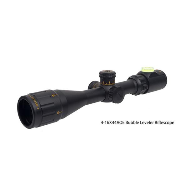 4-16X44AOE Bubble Leveler Riflescope Tactical Hunting Scope , 16X Magnification Hunting Scopes Optics
