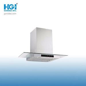 China Kitchen Appliances Glass Wall Mount Chimney-Style Range Hood Pyramidal wholesale