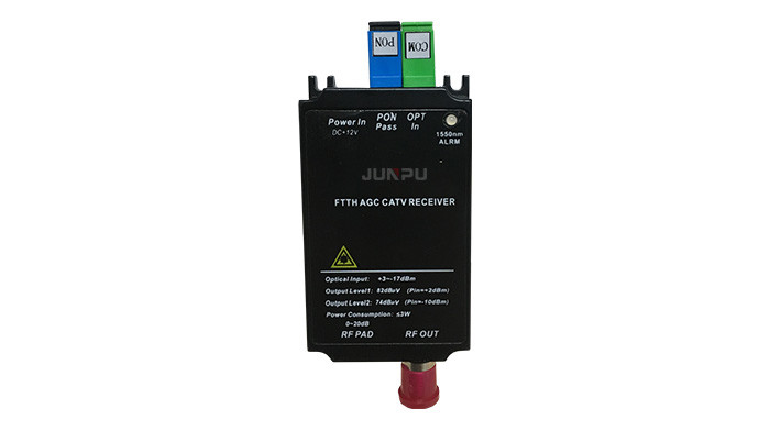 FTTH catv optical receiver, optical connector input 1100~1650nm