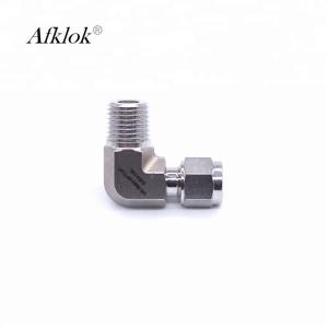 China Stainless Steel 316 Male and Ferrule Elbow Tube Tittings wholesale