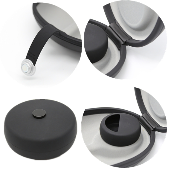 Custom Molded Beats EVA Headphone Case With Protective Jacket , Zipper Free