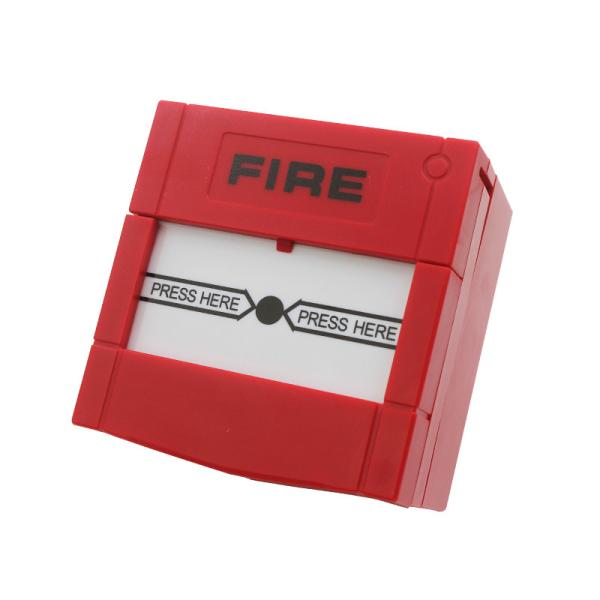 Quality Red Fire Alarm Manual Call Point Break Glass Switch , Explosion Proof Manual Call Point for sale