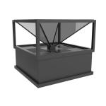 Android 3D Display System Inverted Triangle Pyramid Holographic Display
