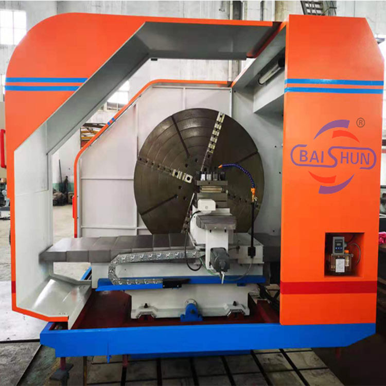 Big Face Plate Lathe Machine Facing Machine Tools Flange Processing