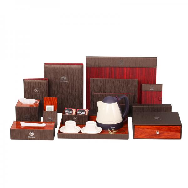 Quality Free sample Guest service folder guestroom leatherette set for sale