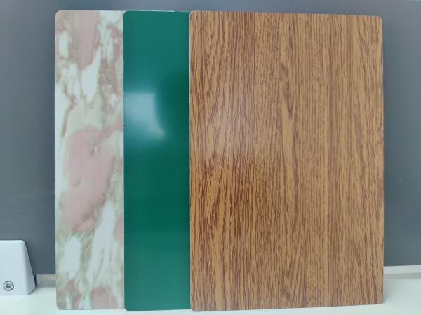 Quality 5.0mm PVDF ACP Sheets Customizable Size Regular Color 0.2mm Aluminum Layer for Office Partitions for sale