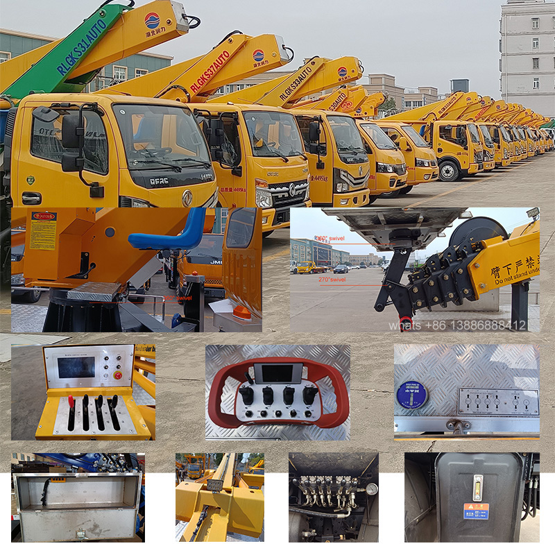 China CE/ISO Certified 4*2 30m Hydraulic Manlift Reach for Solar Farm Installation in Arid Regions