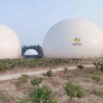 Customized Round Double Membrane Biogas Holder With Long Lifespan