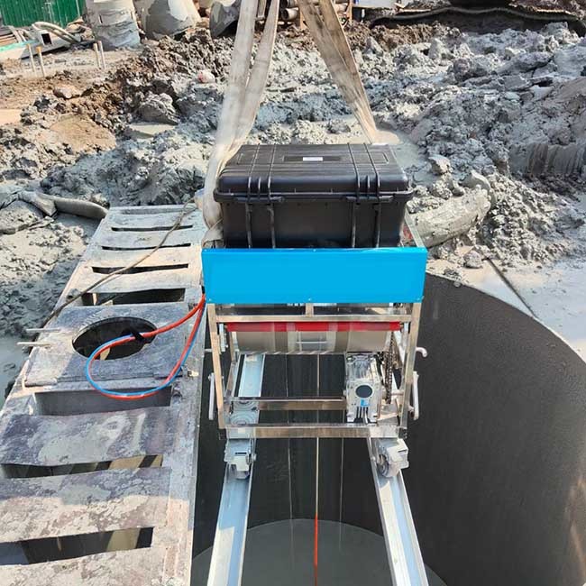 Underground Pile Testing Instrument Non Destructive Groove Ultrasonic Detector