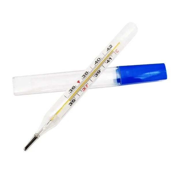 Quality Mercury Glass Thermometer New Design Oral Armpit Medical Mercury Free Clinical Glass Thermometer for sale