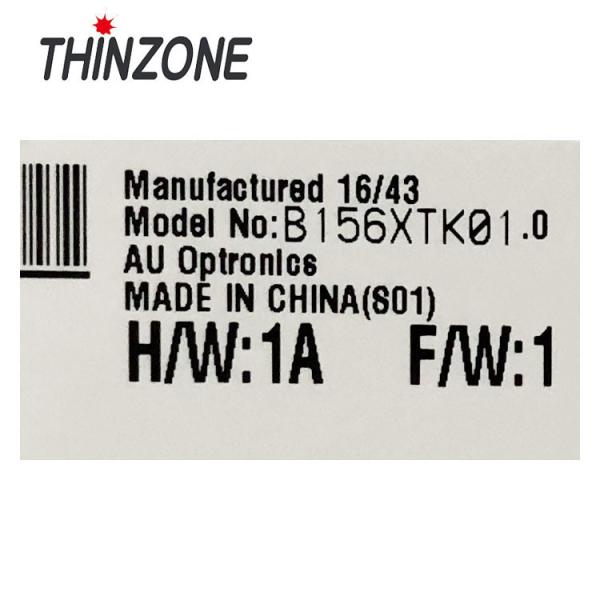 Slim Display Lcd Screen Replacement Laptop 15.6'' LED 40 PINS EDP B156XTK01.0