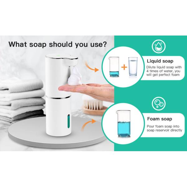 Rechargeable Bathroom Touchless Foam Soap Dispenser For Kids Xmas Gift
