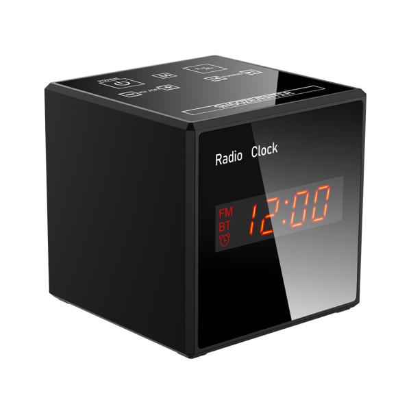 Quality Home Security AC110V 140° Lenses Alarm Clock Spy Camera Wifi Cube for sale