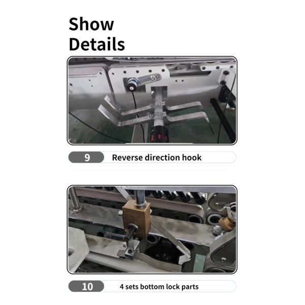 Easy Operation CQT-1300 Folder Gluing Machine for 4 Corner Box and 6 Corner Paper Box