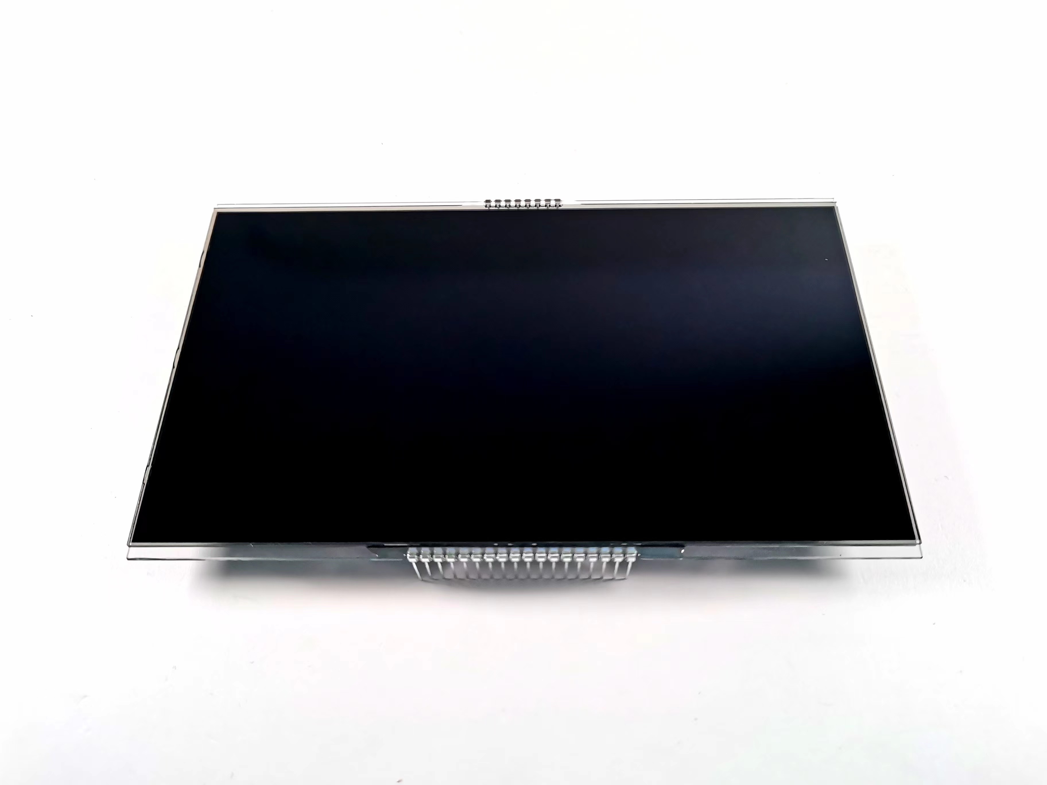 12 O Clock Negative VA LCD Display Black Segment Digit Graphic Lcd Glass Va Panel For Thermostat