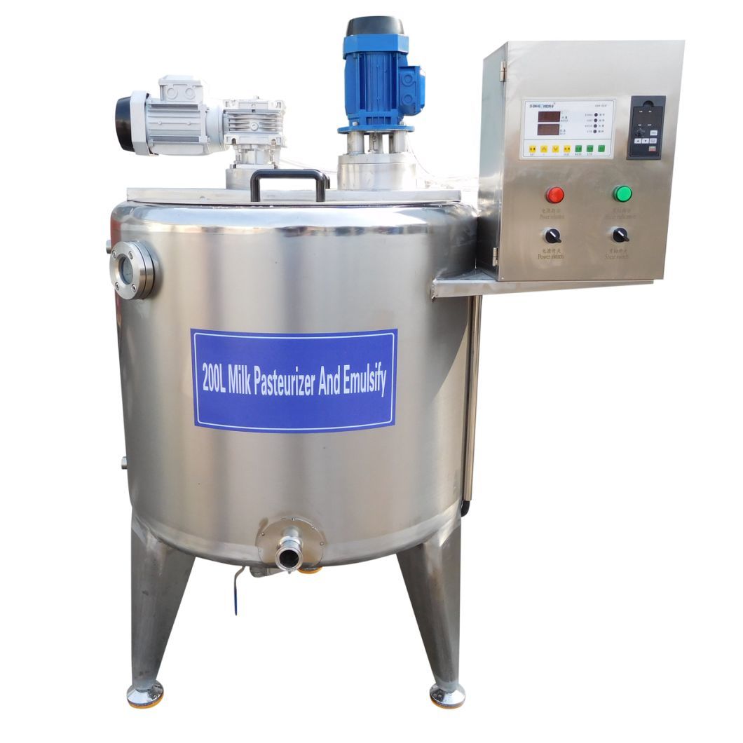 Ice Cream Liquid High Shear Emulsified Paint Mixer Machine Food Grade Mixing Tank