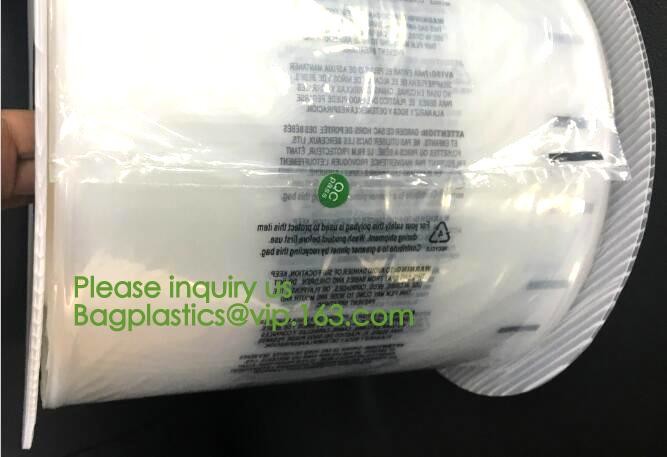 Pre-opened auto Plastic Bag on Roll Custom Poly Print Packaging Auto Bag,Pre-Opened Auto Fill bags on Rolls bagplastics