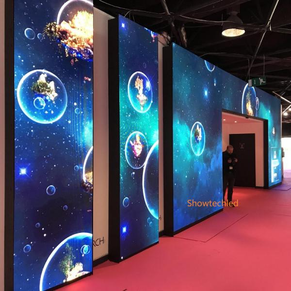 UHD Video Wall 1.25mm 500cd/2 Fine Pixel Pitch LED Display 5.5KG COB LED Screen