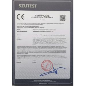 Shanghai Wind Automation Equipment Co.,Ltd Certifications