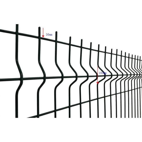 Powder Coating 1.23m V Mesh Security Fencing Triangle Bending