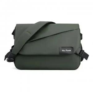 China Mens Black Laptop Shoulder Messenger Bag Large Washable Sling Cross Shoulder Side Bag wholesale