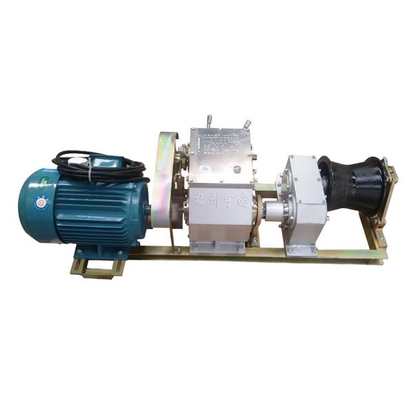 Quality 5T Motor Cable Pulling Winch 5000kgs Underground Cable Winch for sale