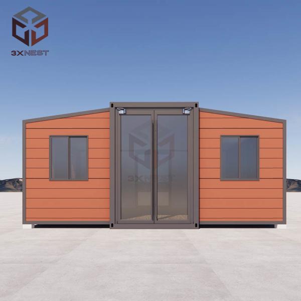Quality Versatile Expandable Container Cabin with Customizable Terrace for sale
