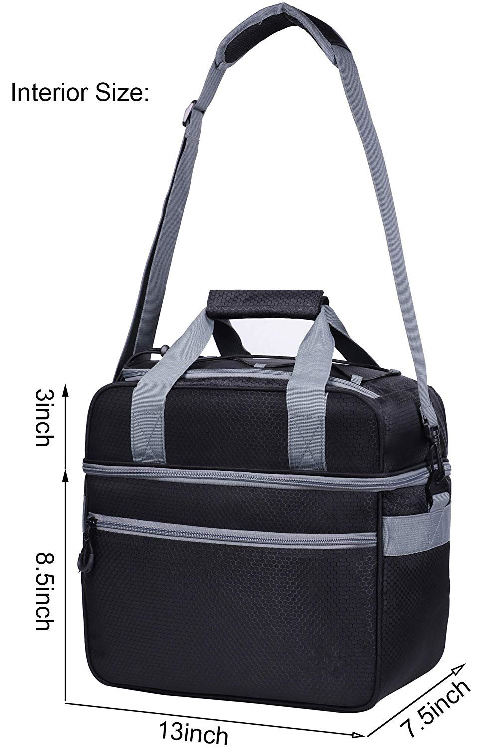 Fashionable Insulated Beach Tote Cooler Bag / Insulated Bottle Cool Bag For Vacation