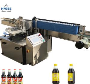 China CE Standard Wine Wet Glue Labeling Machine 60-200pcs/Min Labeling Speed wholesale
