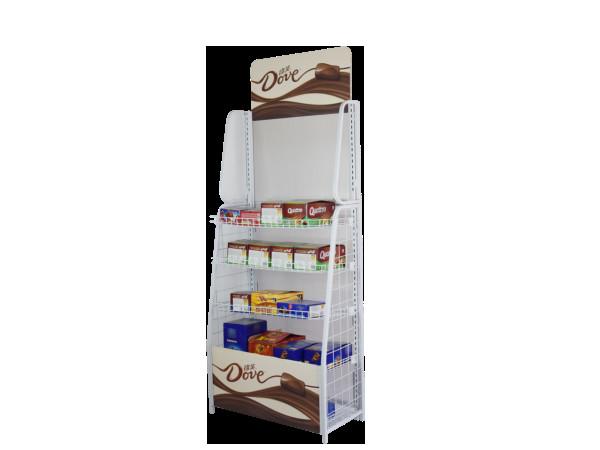 Quality Customized candy,chocolate display stand/floor standing candy display racks for supermarkets for sale