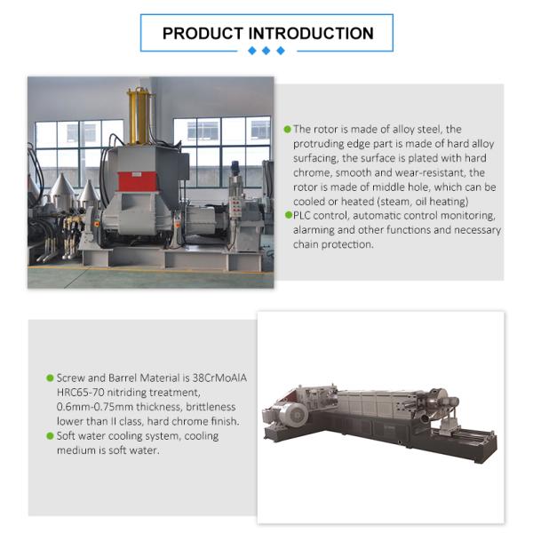 PP PVC Plastic Recycling Granulator 160KW Pe Plastic Flakes Pelletizing Line