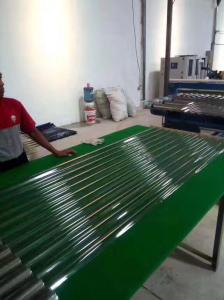 Twin Screw Roofing Sheet Making Machine With PET Flakes Material High Efficient