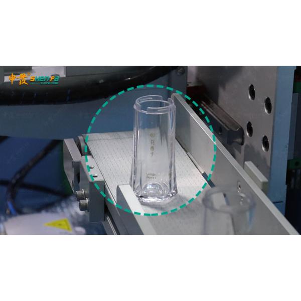 Servo Automatic Hot Foil Stamping Machine For Transparent Hexagonal Bottle