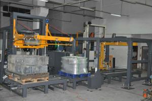 PLC Control Poly Strapping Machine , Automatic Poly Strapping Machine For Empty Bottles