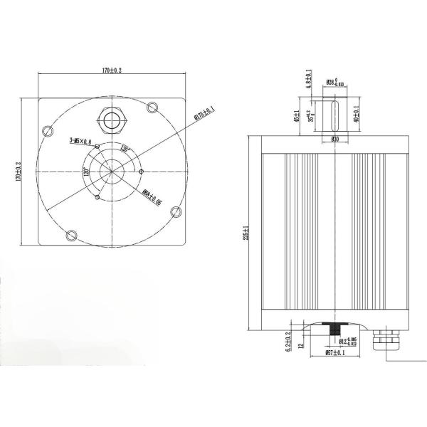 20 KG 2500w Servo Motor Perfect Combination Of Power And Performance At 1100 RPM