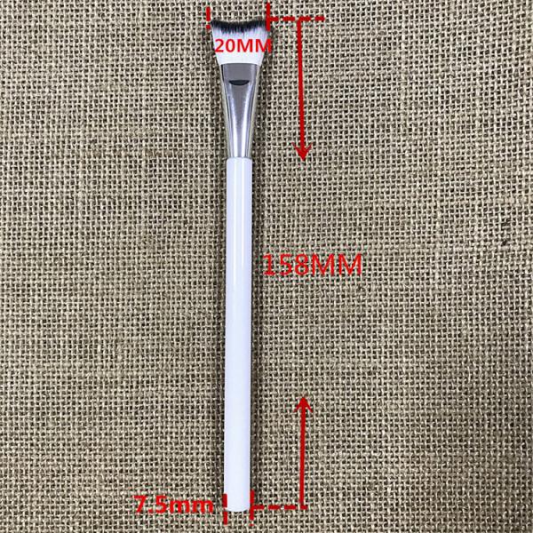 Spoolie Curved Eye Fluffy Lash Cleansing Brushes Acrylic Handle