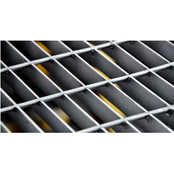 Carbon Steel Q235 Zinc Metal Grid Flooring , HDP Galvanized Heavy Duty Steel Grate