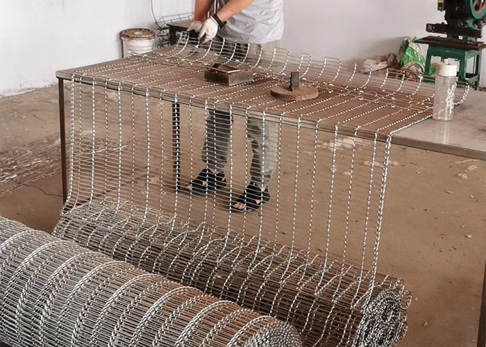 Candy Manufacturing Stainless Steel Flat Flex Conveyor Belt