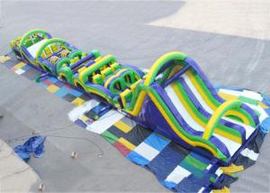 China Radical Run Extreme Inflatable Obstacle Challenges , Inflatable Slide Run wholesale