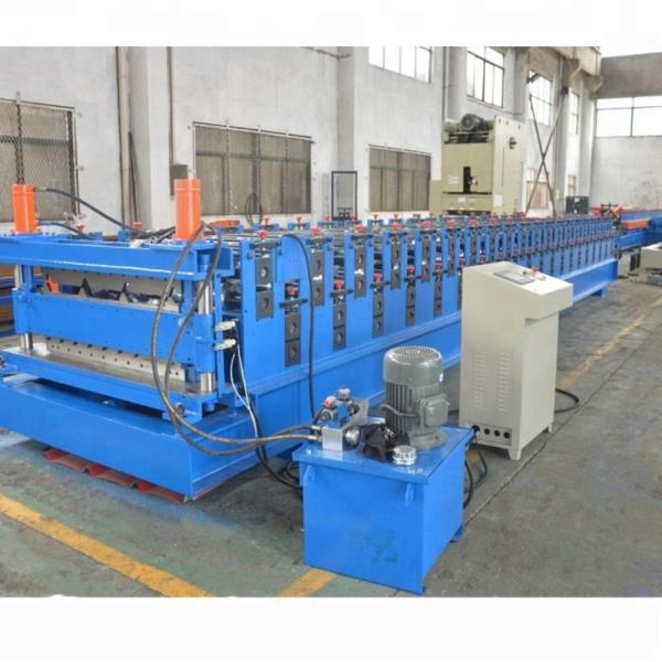 Quality Peru TR4 And Corrugated Double Layer Roll Forming Machine 10-12 Meters/Min for sale