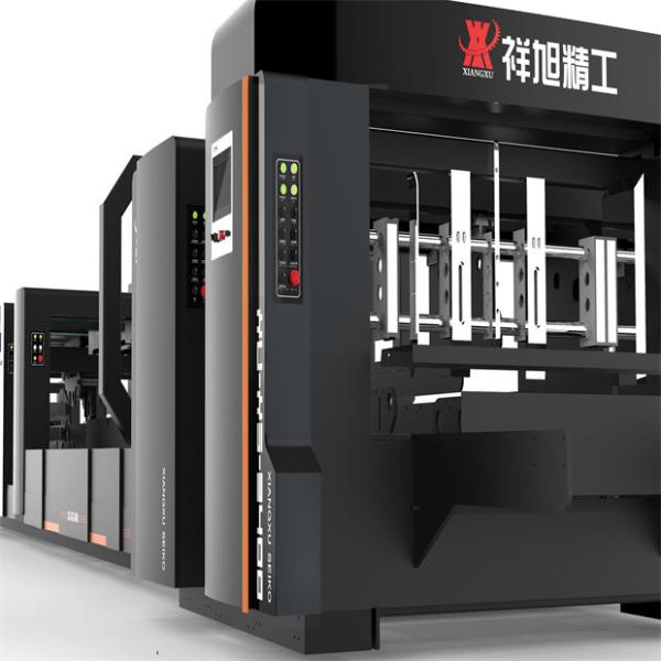 Quality Automatic Carton Folder Gluer Machine PLC Control For Corrugated Box for sale