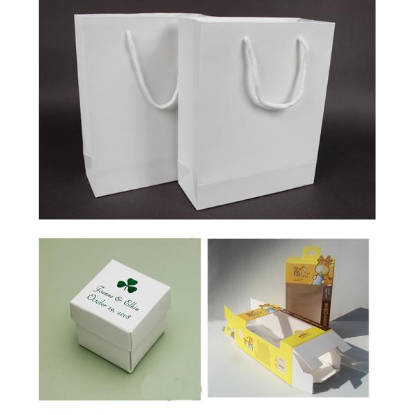 Wood Pulp Two Side White Cardboard Sheets One Side Coated For Printing