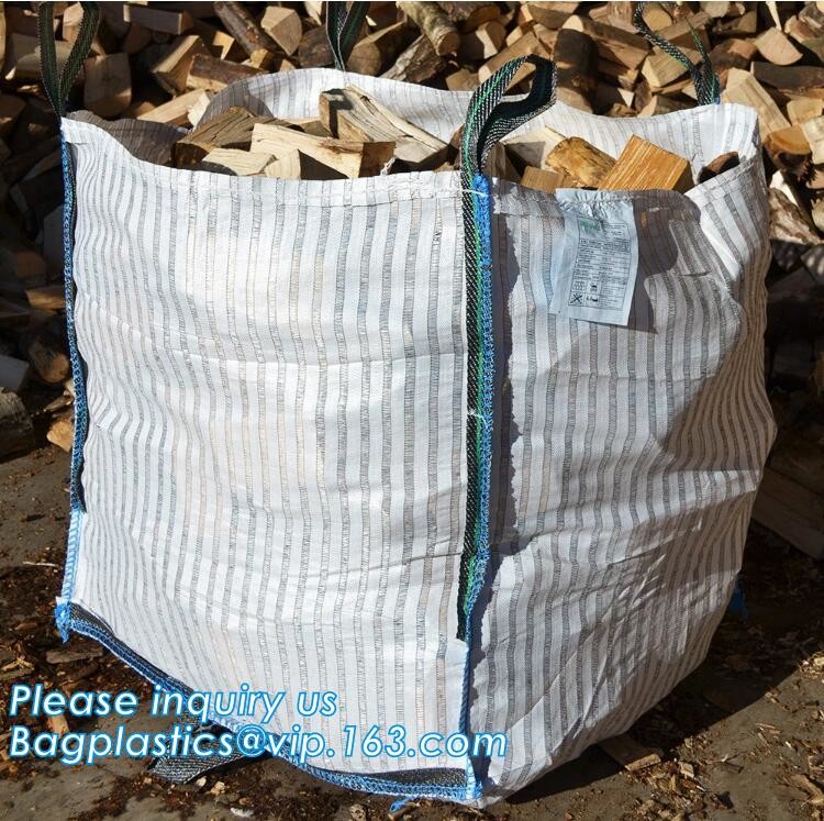 customizable PP u-panel baffle big bag /coated white woven PP jumbo bag/ventilated 4 panel baffle bag/all colors availab
