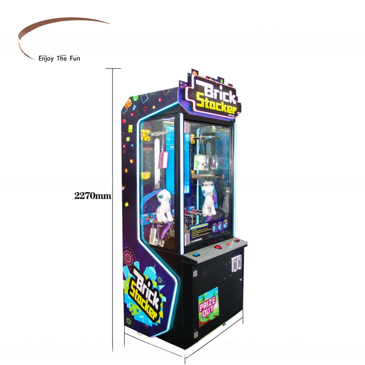 1 Person Brick Stacker Prize Game Machine Vending Game Machine