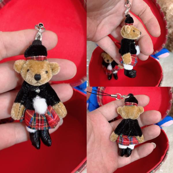 Teddy Bear Plush Joint Plush Bear Doll Key Chain Stuffed Animal Toys