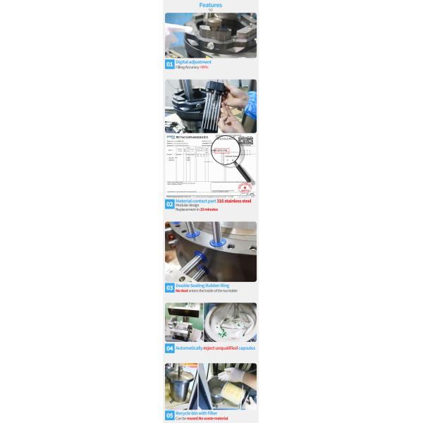 Small Automatic Capsule Filling Machine Size 00 0 1 2 3 4 Gel Capsule Machine
